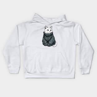 The Sweater Model Cat Kids Hoodie